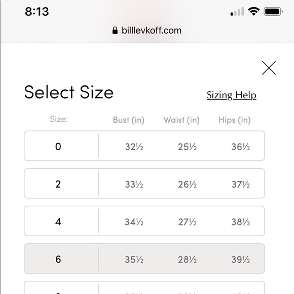 BLUE Bill Levkoff bridesmaid dress - Picture 6 of 6